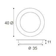 Rankenėlė frez. D40 STYLUS balta