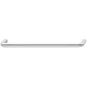 Furniture handle, D handle, steel, round 
