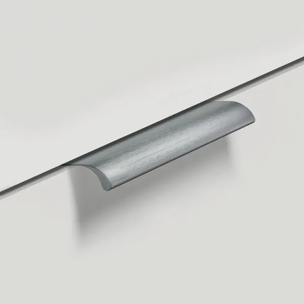 Rankenėlė profilinė CC128mm, L200mm, šlifuota pilka