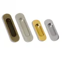 Recessed handle 151x40mm bronze