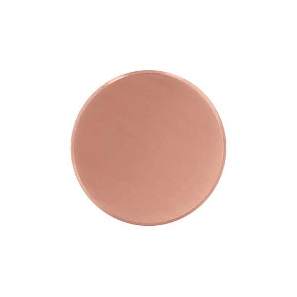 Knob Ø35mm H25mm polished copper