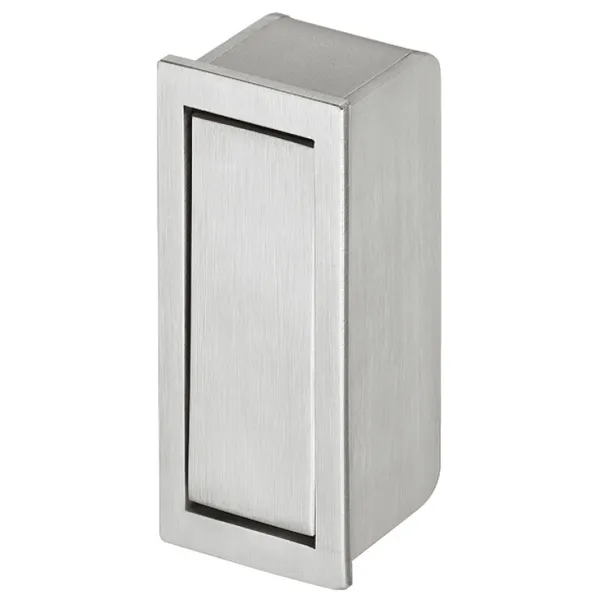Pakabėlė atlenkiama 31x65mm, nerūdijančio plieno spalva