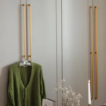 Rankenėlė Arpa CC1178mm, L1200mm, šlifuotas žalvaris