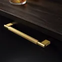 Handle Arpa CC192mm L214mm polished brass 