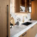 Handle Arpa CC192mm L214mm polished black 
