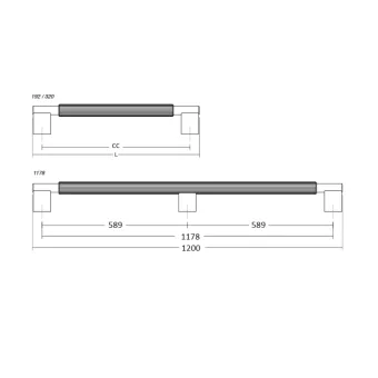 Rankenėlė Arpa CC192mm, L214mm, nerūdijantis plienas