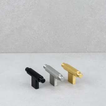 Knob T-type Arpa L70mm polished brass