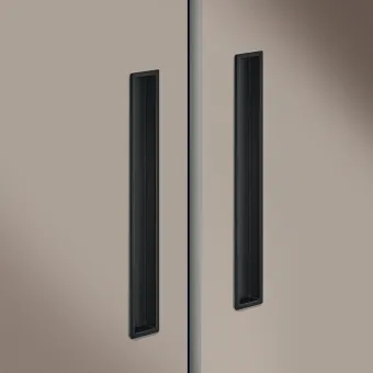 Rankenėlė įfrezuojama 11164 CC155mm, L160mm, matinė balta