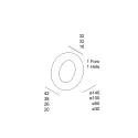 Handle CC16mm (50x26mm) chrome