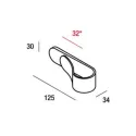 Handle CC32mm (125x30x34mm) chrome 