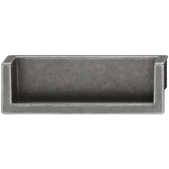 Inset handle, Zinc alloy, rectangular 