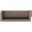 Inset handle, Zinc alloy, rectangular 