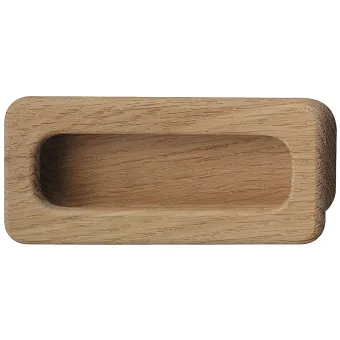 Rankenėlė įfrezuojama 110x50mm, medinė, ąžuolas