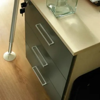 Handle CC16mm L26mm DUAL chrome