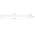 Handle CC320mm L334mm matt black 