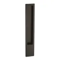 Recessed handle 190x32mm matt black 