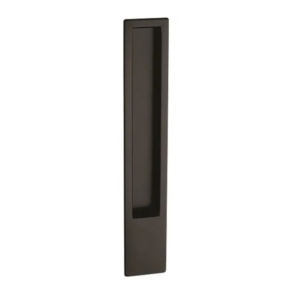 Recessed handle 190x32mm matt black 