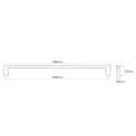 Rankenėlė CC320mm, L332mm, juoda chromuota