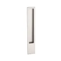 Recessed handle 190x32mm matt chrome 
