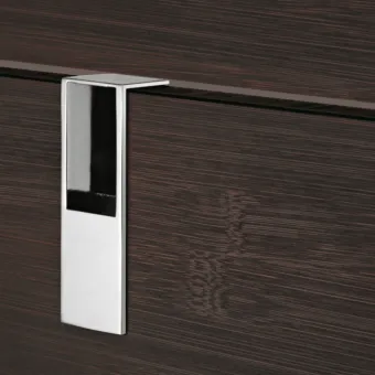Recessed handle 23x80x21.5mm chrome 