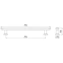 Handle CC160mm L198mm polished gold