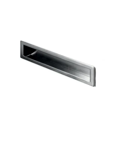 Recessed handle 150x38.5mm matt chrome 