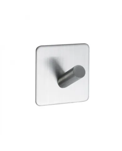 Pakabėlė 1 BASE klijuojama 45x45x30mm, nerūdijančio plieno spalva