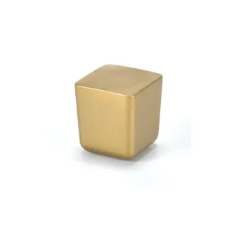 Knob 25x25mm MINI matt gold 