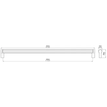 Handle CC160mm L174mm stainless steel