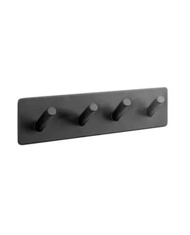 Kabykla 4 BASE klijuojama 180x45x30mm, matinė juoda