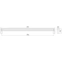 Rankenėlė CC320mm, L334mm, matinė juoda