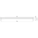 Handle CC320mm L334mm stainless steel 