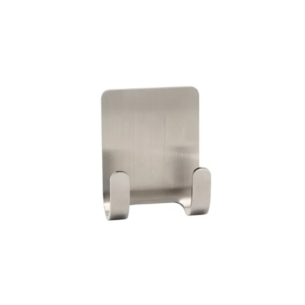 Razor holder BASE self-adhesive 57x45x25mm brushed stainless steel