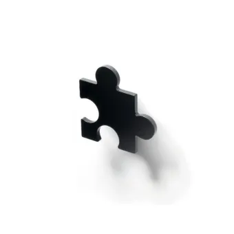 Knob 66.5x66.5mm matt black 