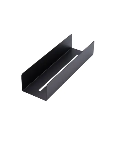 Lentynėlė vonios BASE klijuojama 300x60x85mm, matinė juoda