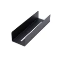 Shower shelf BASE self-adhesive 300x60x85mm matt black