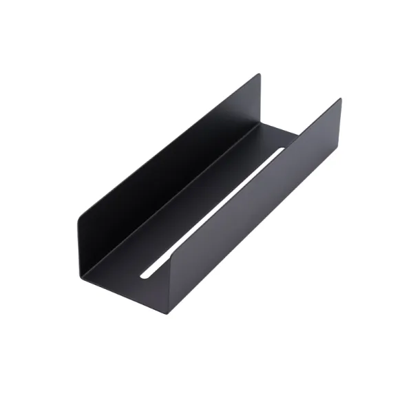 Shower shelf BASE self-adhesive 300x60x85mm matt black