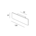 Handle CC32mm (120x37mm) aged tin 