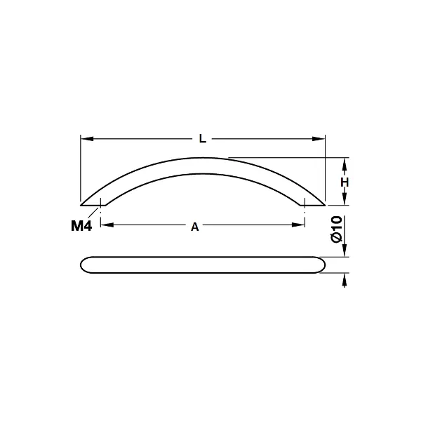 Rankenėlė CC160mm, nerūdijantis plienas