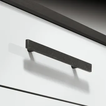 Rankenėlė LOFT CC128mm, L188mm, sendinta juoda