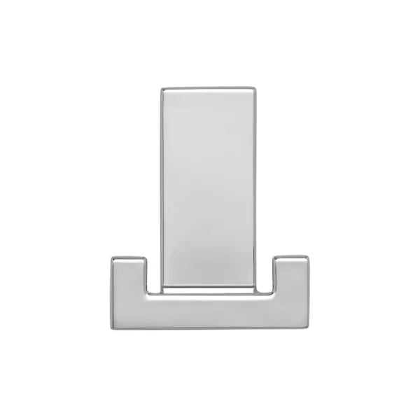 Hook, double 52x43x31mm chrome