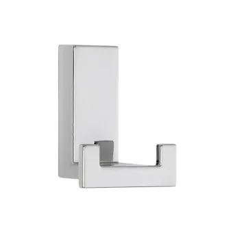 Hook, double 52x43x31mm chrome
