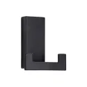 Hook, double 52x43x31mm matt black
