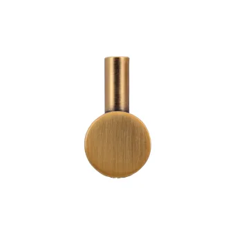 Hook, singular Ø16mm 30x40mm polished bronze