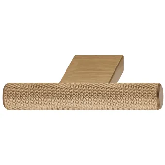 Rankenėlė vieno taško 60x10mm, H33mm, šlifuota žalvaris