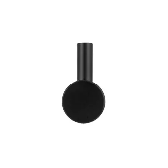 Pakabėlė vienguba Ø16mm, 30x40mm, matinė juoda