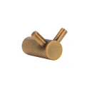 Hook, double Ø16mm 26x40mm polished bronze
