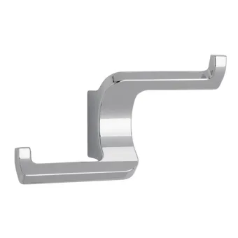 Hook, double 63x108x37mm chrome