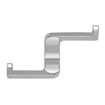 Pakabėlė dviguba 63x108x37mm, chromas