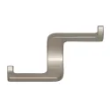 Hook, double 63x108x37mm stainless steel